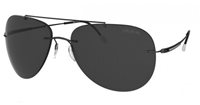 Gafas de sol Silhouette 86676200 BLACK/SILVER - 86676200 BLACK/SILVER
